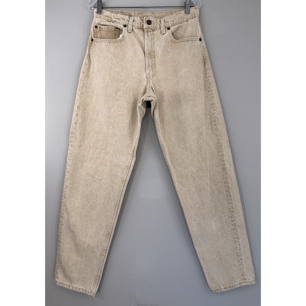 Vtg Levi's 550 Jeans Men's Fits 30x30.5 (32x32) Relaxed Fit Tapered Tan USA